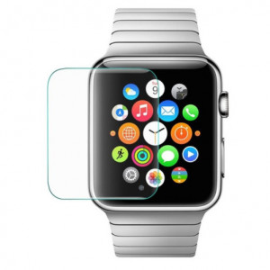 Képernyővédő fólia iUni Smartwatch Apple Watch 38mm 3D edzett üveg Fekete - Img 8