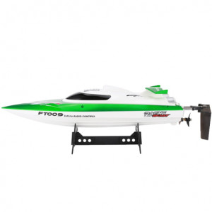 Távirányító csónak iUni FT009 Top Speed Racing Flipped Boat, Zöld - Img 6