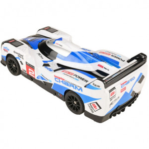 iUni 05599 Távirányítós autó, 1:14 méretarány, versenyautó, 15km/h, kék - Img 6