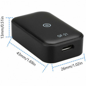 iUni GF21 Mini GPS nyomkövető GSM kém mikrofonnal, SOS, GPS nyomkövetés és követés, hangaktiválással - Img 11