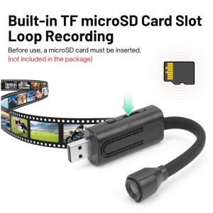 Kémkamera iUni W11, Wi-Fi, 4K nézet, Mozgásérzékelő, microSD-kártyahely - Img 6