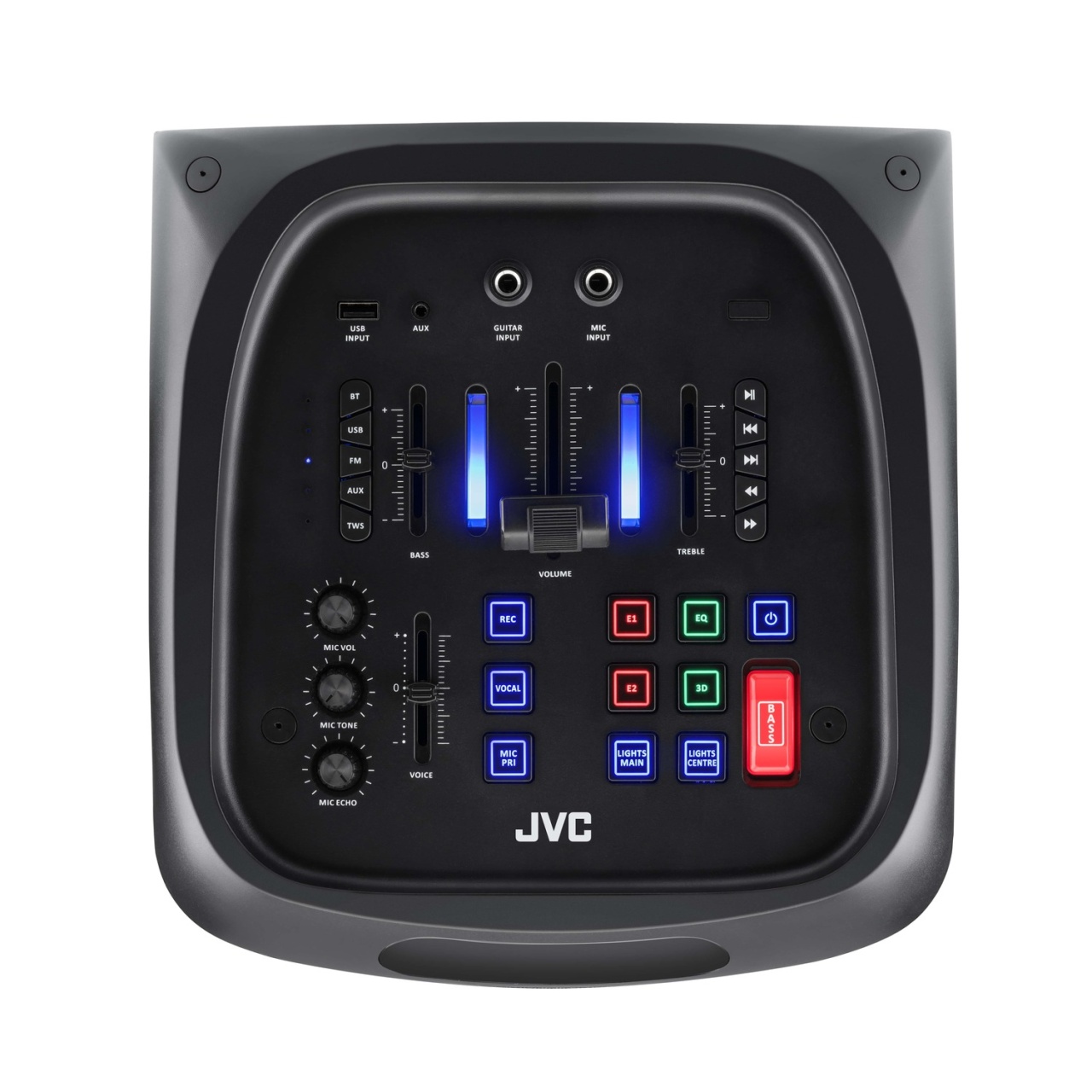 Sistem audio JVC XS-EP624B, 240W (RMS), Bluetooth, USB, Radio FM