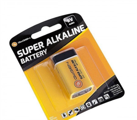 Baterie alcalina GoGEN SUPER 9V, blister 1buc