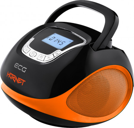 Radio multimedia ECG R 500 U Hornet, 2 x 3W, USB, SD, FM, ceas cu alarma