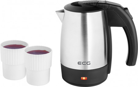 RESIGILAT - Cana electrica fierbator ECG RK 550 Travel, 0,5L, 1000W, otel inoxidabil