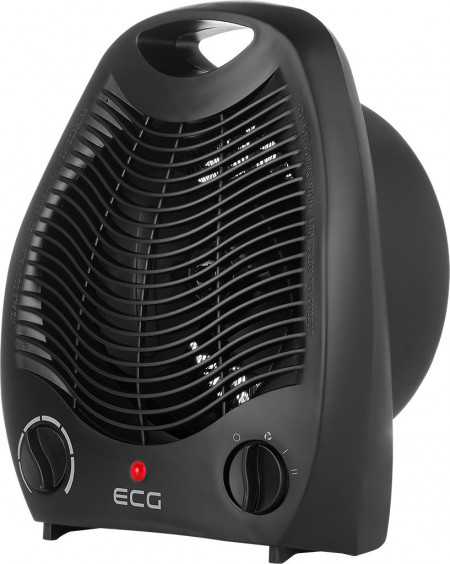 Aeroterma electrica ECG TV 3030 Heat R, 2000 W, 2 viteze, 3 moduri de functionare, termostat, negru