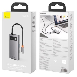 ADAPTOR MULTIFUNCTIONAL 4IN1 USB TIP C/HDMI/USB 3.0/USB2.0 + PD BASEUS - Img 5