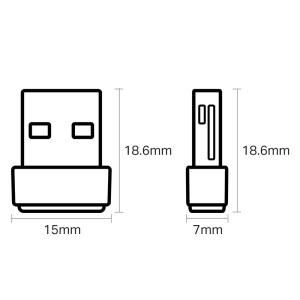 ADAPTOR WIRELESS AC600 DUALBAND ARCHER T2U NANO TP-LINK - Img 3
