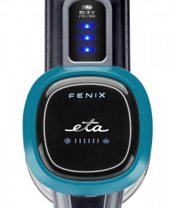 Aspirator vertical 2 in 1 ETA Fenix 1233 90000, baterie Li-Ion 25.2 V / 2200 mAh, recipient 0.6 l, gri cu albastru - Img 7