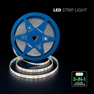 BANDA LED 5MM 8W/M 24V IP20 ROLA 10M 3IN1 CIP CREE - Img 6