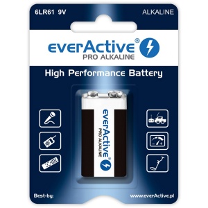 BATERIE ALCALINA 9V 6LR61 BLISTER 1 BUC EVERACTIV - Img 2