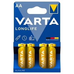 BATERIE ALCALINA LONGLIFE LR06 BLISTER 4 BUC VARTA - Img 2