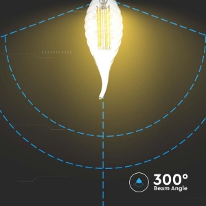 BEC E14 CU FILAMENT LED 4W 6500K MODEL SPIRALA - Img 6