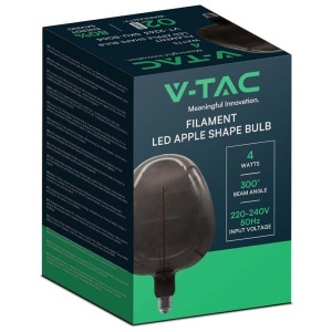 BEC FILAMENT LED 4W E27 STICLA NEAGRA - Img 3