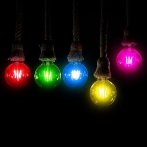 BEC LED G45 E27 2W CU FILAMENT LUMINA VERDE - Img 7
