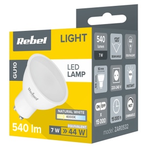 BEC LED GU10 7W 4000K 230V REBEL - Img 3