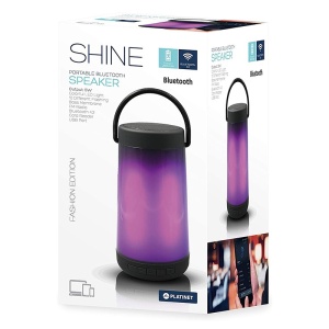 BOXA BLUETOOTH PORTABILA FULL LED PLATINET - Img 3