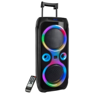 BOXA PORTABILA 2X10"/25CM TWS CU BT/FM/USB/SD
