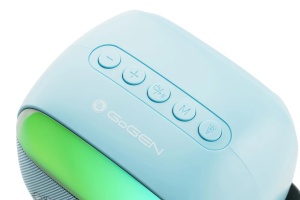 Boxa portabila pentru copii GoGEN BOB si BOBEK PARTY, 3.2 W, USB, Micro SD, microfon fara fir, 3.7V/1200mAh, albastru - Img 5