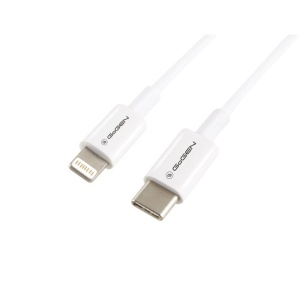 Cablu de incarcare si transfer de date GoGEN, USB-C la Lightning, 2 metri, alb - Img 2