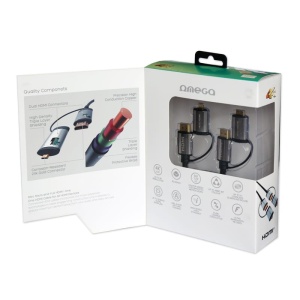 CABLU HDMI - HDMI + ADAPTOR C / D V 1.4 1.5M - Img 4