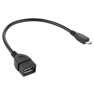 CABLU OTG USB A MAMA - MICRO USB TATA 20CM - Img 2