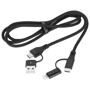 CABLU USB A/C - USB C/LIGHTNING (2+2) 1M - Img 3