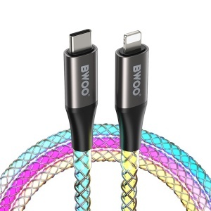 CABLU USB-C - LIGHTNING 27W ILUMINAT RGB - Img 2
