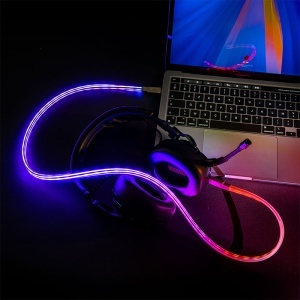 CABLU USB-C - USB-C FAST CHARGE 1M ILUMINAT LED - Img 8