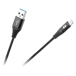 CABLU USB - LIGHTNING 100 CM REBEL - Img 2