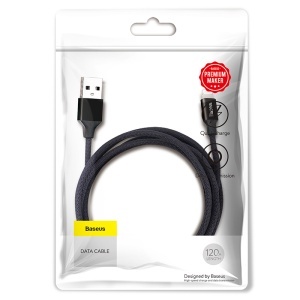 CABLU USB -LIGHTNING 2A 1.2M BASEUS - NEGRU - Img 8