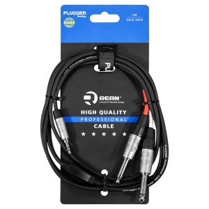 CABLU Y JACK TATA 3.5M STEREO - 2X JACK 6.35MM MONO 2M - Img 3