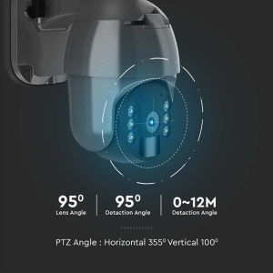 CAMERA HD SOLARA SMART WIFI - NEGRU - Img 11