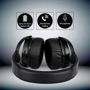 CASCA WIRELESS BLUETOOTH - NEGRU - Img 11
