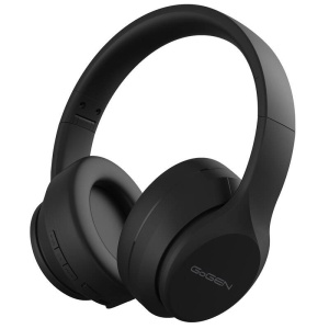 Casti fara fir GoGEN HBTM 45B, bluetooth 5.3, volum, aux-in, autonomie pana la 31 ore, negru - Img 1