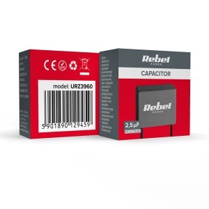 CONDENSATOR MOTOR MKSP-8 2.5UF 450V REBEL - Img 4