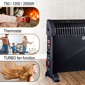 CONVECTOR INCALZIRE 3 TREPTE NEGRU 2000W MESKO - Img 10