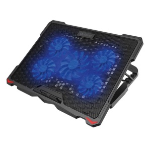 COOLING PAD LAPTOP 5 FANS 2 USB PLATINET - Img 4