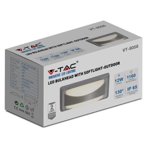 CORP ILUMINAT EXTERIOR 12W IP65 3000K ALB CALD - Img 7