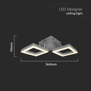 CORP ILUMINAT LED 14W 3000K ALB CALD - Img 3