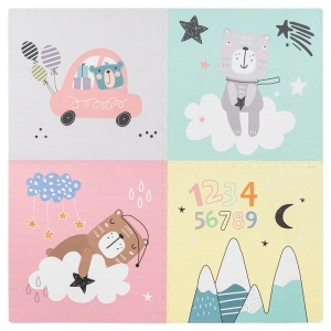 COVORAS EDUCATIV PUZZLE 120X120CM URSULETI REBEL - Img 2