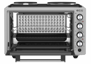 Cuptor electric ECG ETH 3701G, 37 L, putere maxima 2500 W, 2 plite, 40-230 °C, rotisor - Img 3
