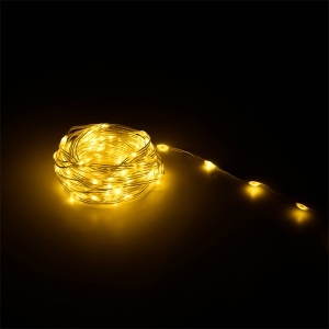 DECORATIUNE LED ALB CALD 10M REBEL - Img 6