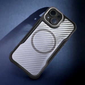 HUSA TELEFON CARBON MAG SAFE PENTRU SAMSUNG S24 ULTRA - NEGRU - Img 7