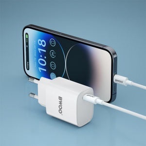 INCARCATOR RETEA 20W USB C + CABLU LIGHTNING - Img 7