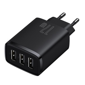 INCARCATOR RETEA 3XUSB FAST CHARGING 17W BASEUS - NEGRU - Img 5