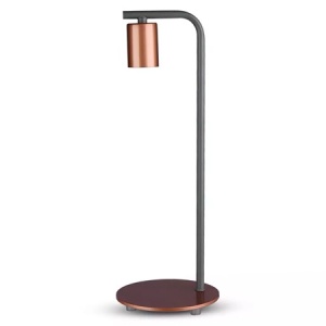 LAMPA BIROU SOCLU E27 - BRONZ ROSU - Img 1