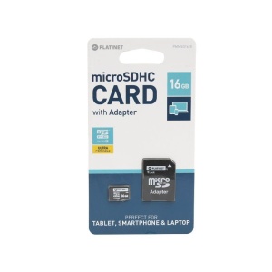 MICRO SD CARD 16GB CLS 10 CU ADAPTOR PLATINET - Img 3
