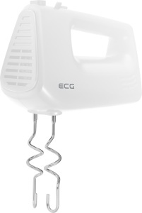 Mixer de mana ECG RS 440 White Lite, 400 W, 5 viteze, functie TURBO, 2 teluri si 2 carlige, alb - Img 3