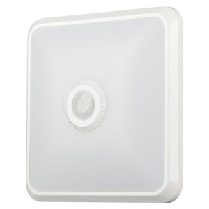 PLAFONIERA LED 12W IP20 SENZOR DE MISCARE 3IN1 - ALB